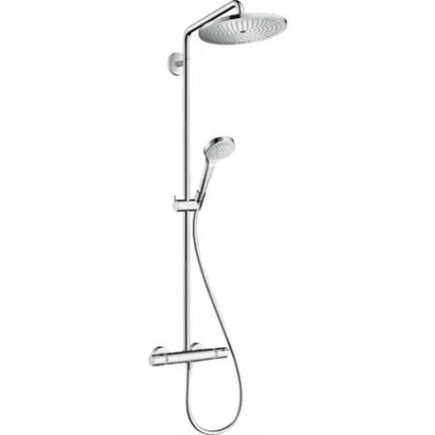 Душевая система Hansgrohe Croma Select S Showerpipe 280 1jet с термостатом, хром