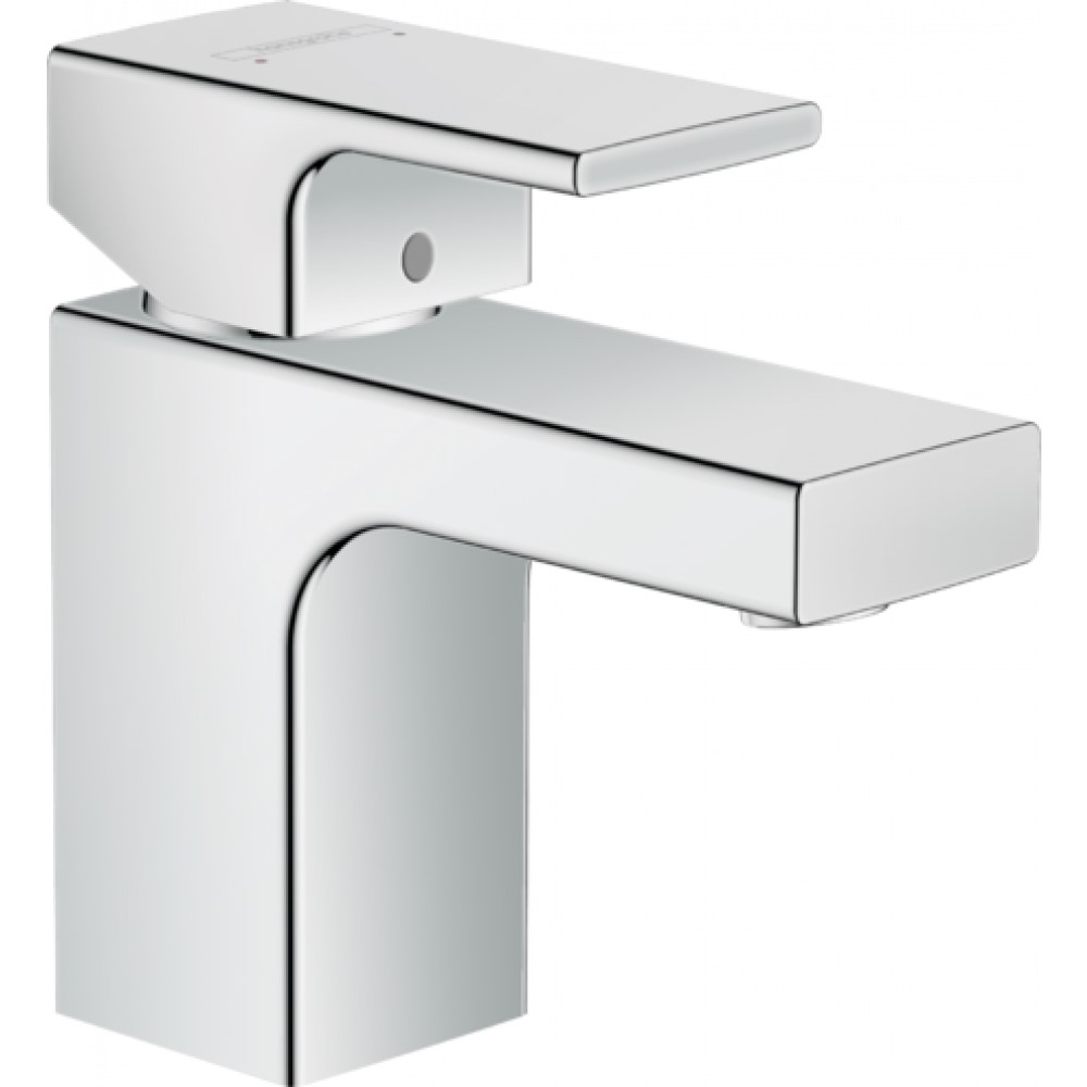 Смеситель для раковины 70, со сливным гарнитуром Hansgrohe Vernis Shape, хром