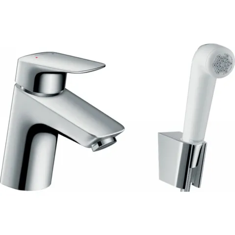 Смеситель Hansgrohe Logis для раковины с гигиеническим душем, хром