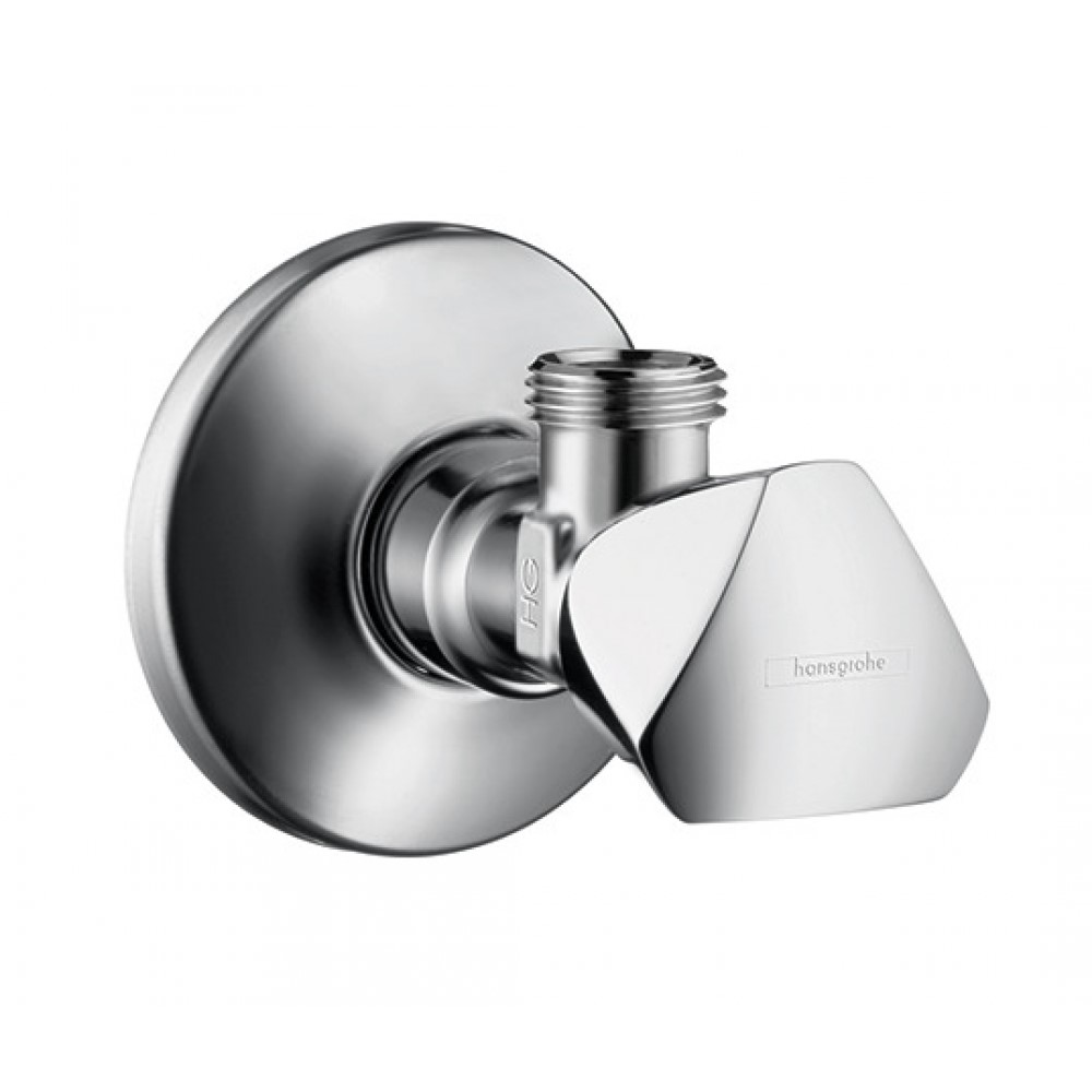 Вентиль угловой Hansgrohe E, хром