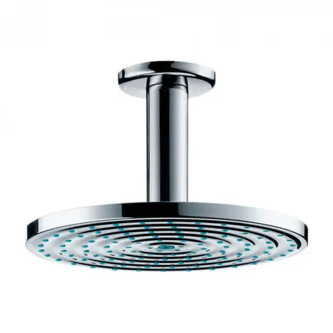 Верхний душ 9 л/мин с потолочным подсоединением Hansgrohe 180 1jet EcoSmart, хром