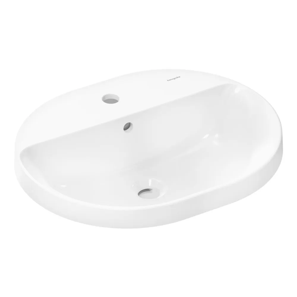 Раковина накладная Hansgrohe Xuniva U 400x400x130, белый