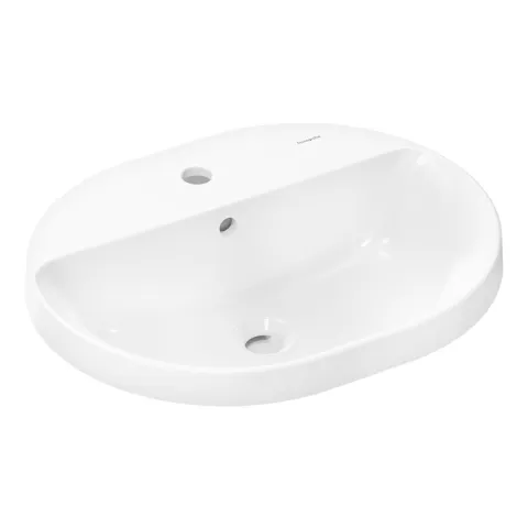 Раковина накладная Hansgrohe Xuniva U 400x400x130, белый
