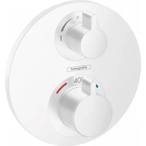 Термостат Hansgrohe Ecostat S для душа, белый матовый