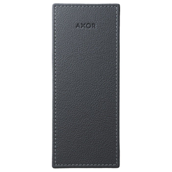 Панель для смесителя на излив AXOR MyEdition 200 мм (кожа, хром