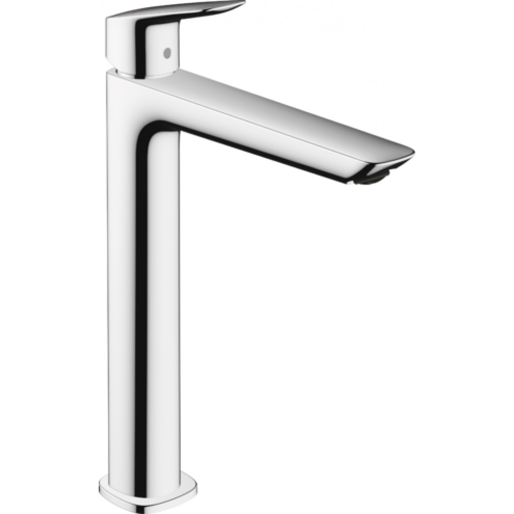 Смеситель для раковины Hansgrohe Logis, однорычажный, 240 Fine, со сливным гарнитуром, хром