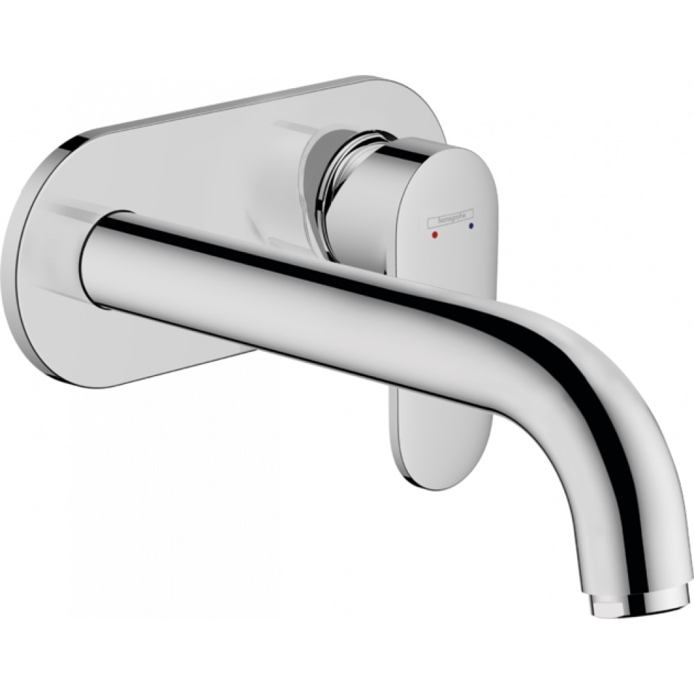 Смеситель для раковины настенный, излив 20,4 Hansgrohe Vernis Blend, хром