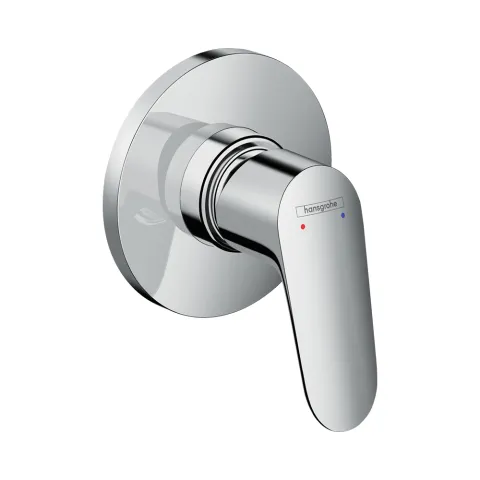 Смеситель для душа однорычажный скрытый монтаж Hansgrohe Focus, хром