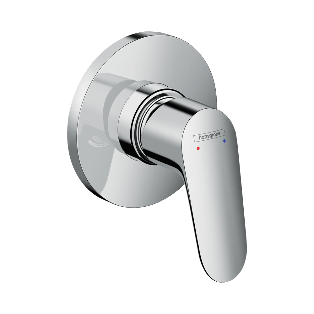 Смеситель для душа однорычажный скрытый монтаж Hansgrohe Focus, хром
