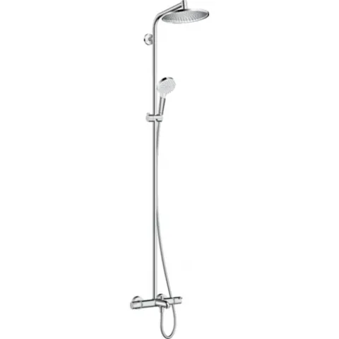 Душевая система Hansgrohe Crometta S 240 Showerpipe с термостатом, хром
