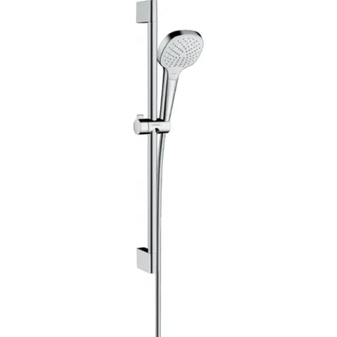 Душевой набор Hansgrohe Vario EcoSmart 9 л/мин со штангой 65 см, белый/хром