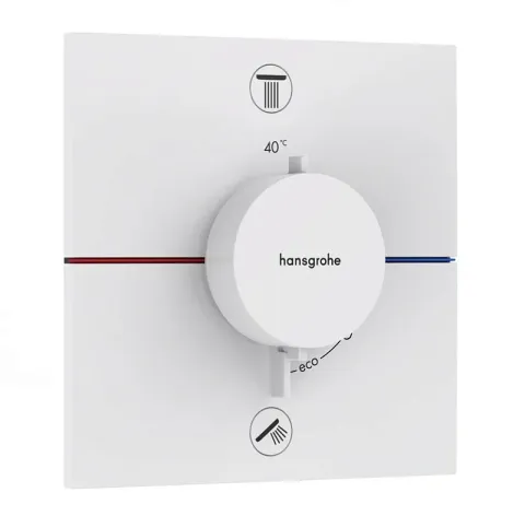 Смеситель для душа Hansgrohe ShowerSelect, белый матовый