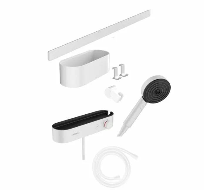 Душевой гарнитур Hansgrohe WallStoris, белый матовый