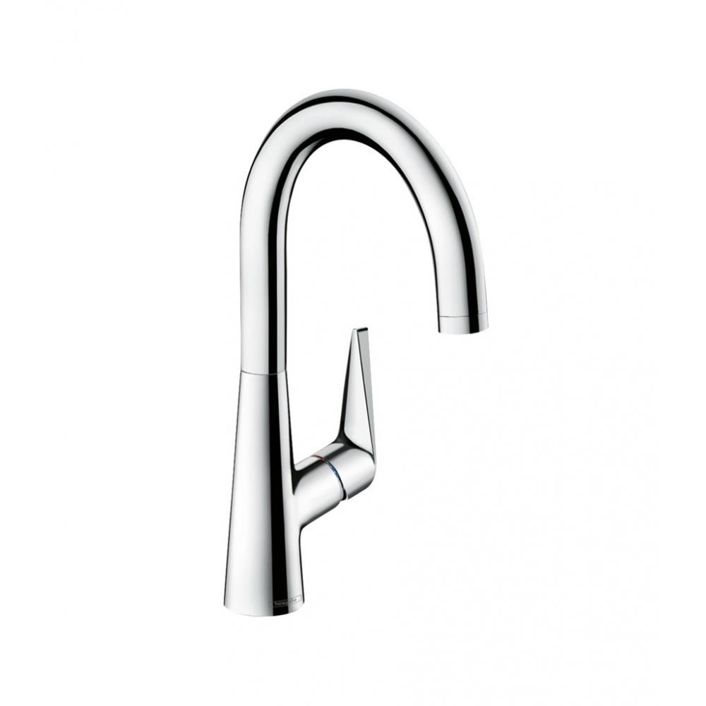 Кухонный смеситель однорычажный, 220, 1jet Hansgrohe, хром