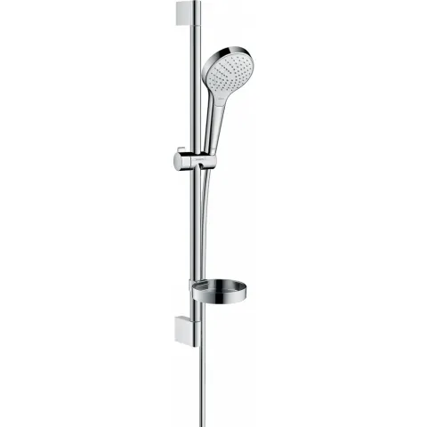 Душевой набор Hansgrohe Croma Select S Vario и мыльницей Casetta, белый/хром