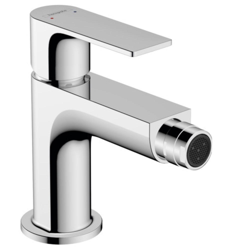 Смеситель для биде Hansgrohe Rebris E, со сливным гарнитуром, хром