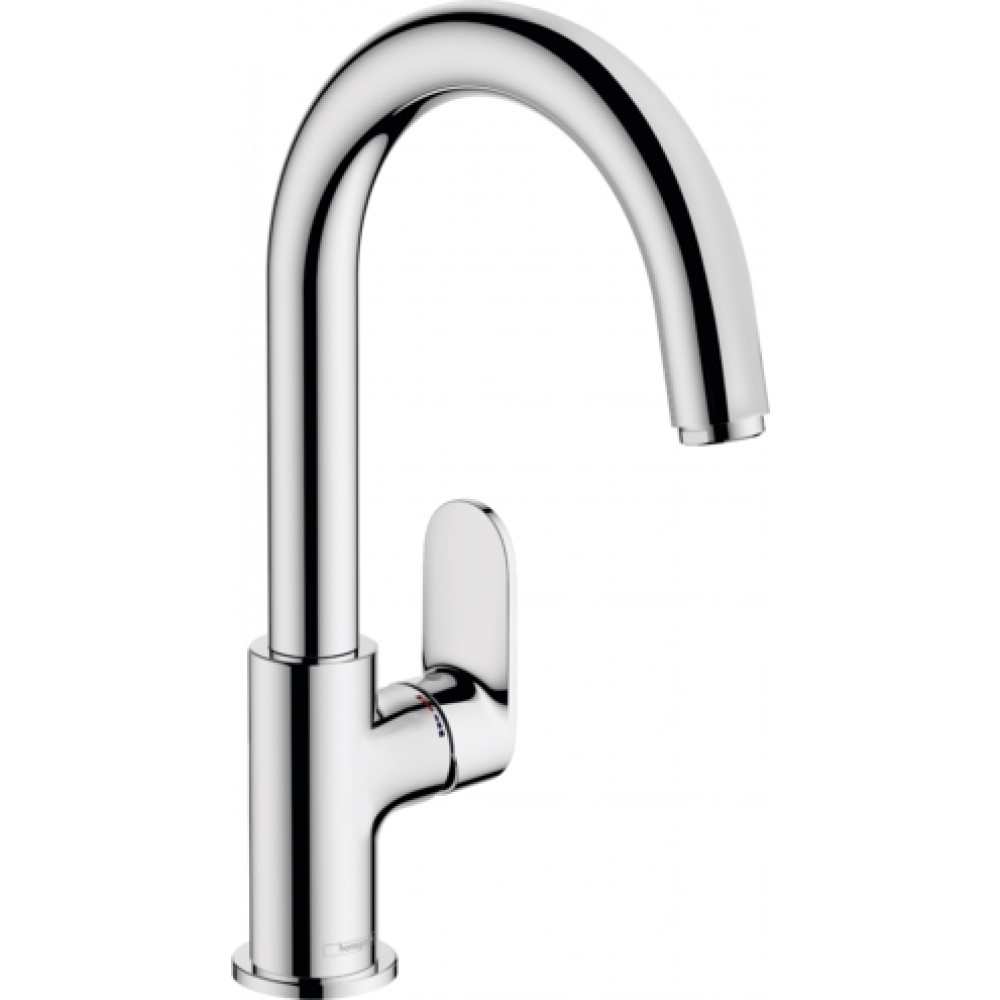Смеситель для раковины 210, со сливным гарнитуром Hansgrohe Vernis Blend, хром