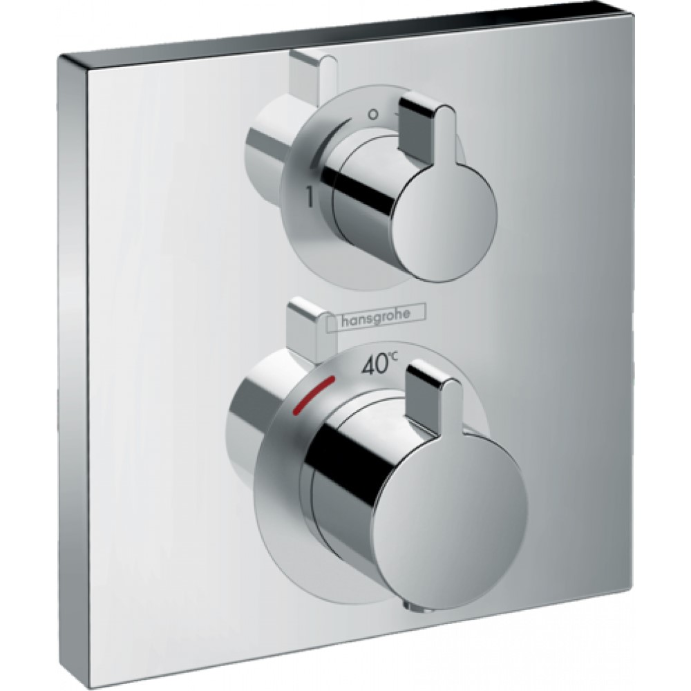 Термостат Hansgrohe Ecostat Square для 2 потребителей, хром