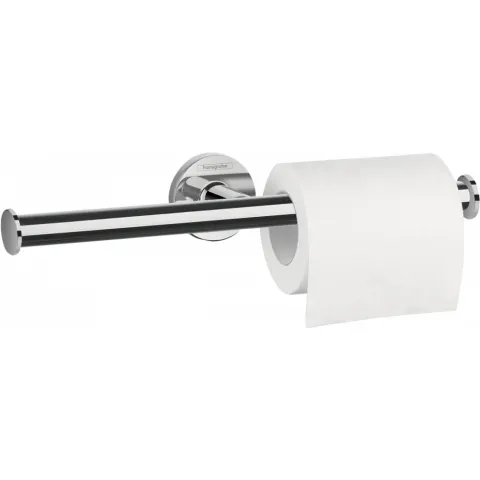 Держатель туалетной бумаги без крышки двойной Hansgrohe Logis Universal, хром