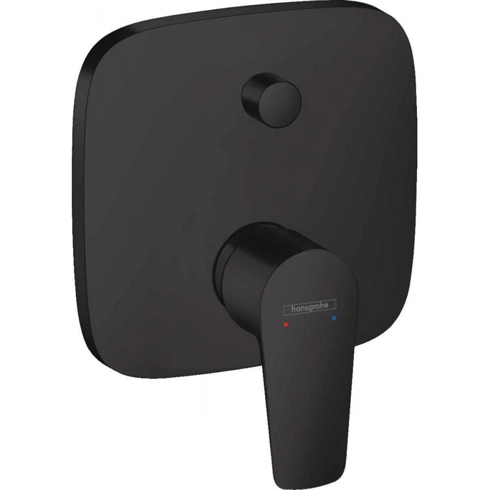 Смеситель Hansgrohe Talis E для ванны, однорычажный, СМ, чёрный матовый
