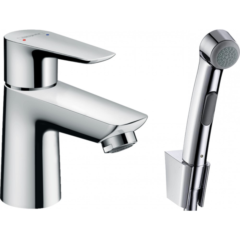 Набор для биде Hansgrohe Talis со сливным клапаном Push-Open, хром