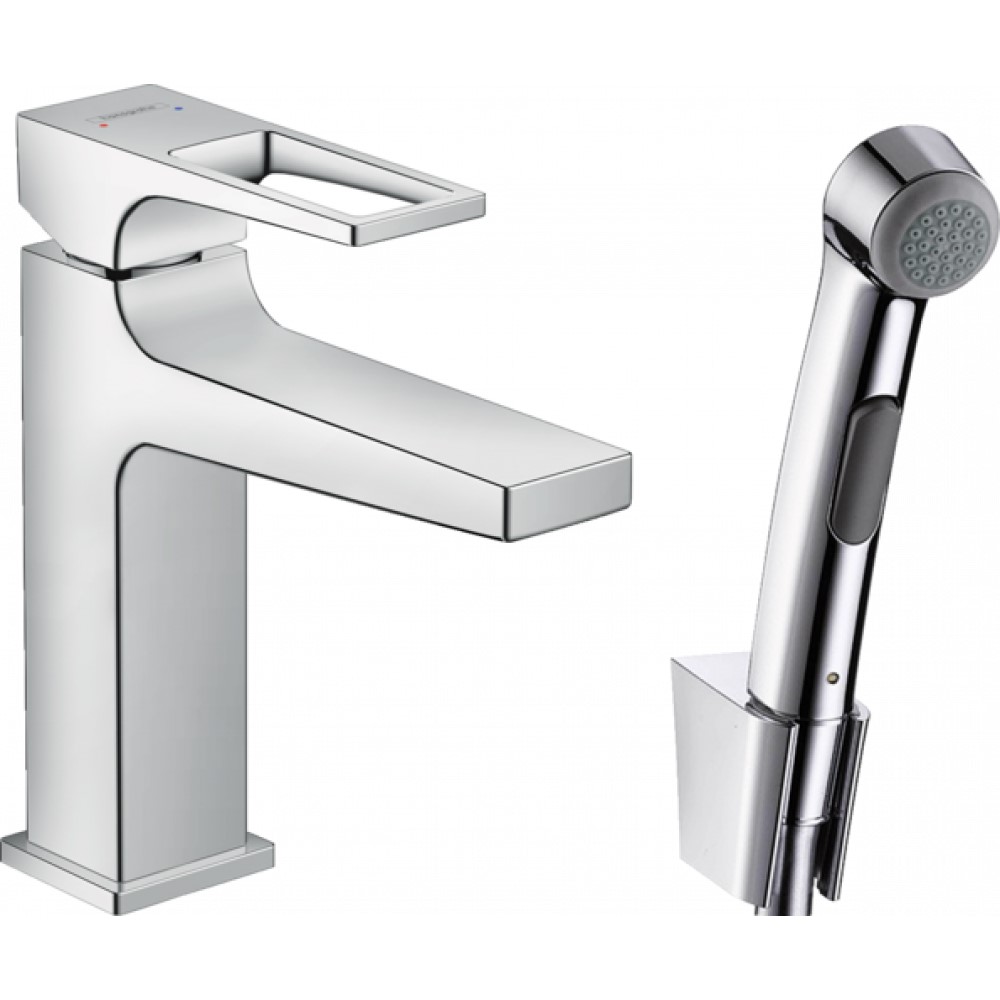 Набор для биде Hansgrohe, хром