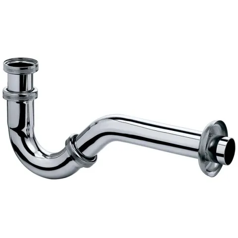 Сифон для биде Hansgrohe трубчатый, хром