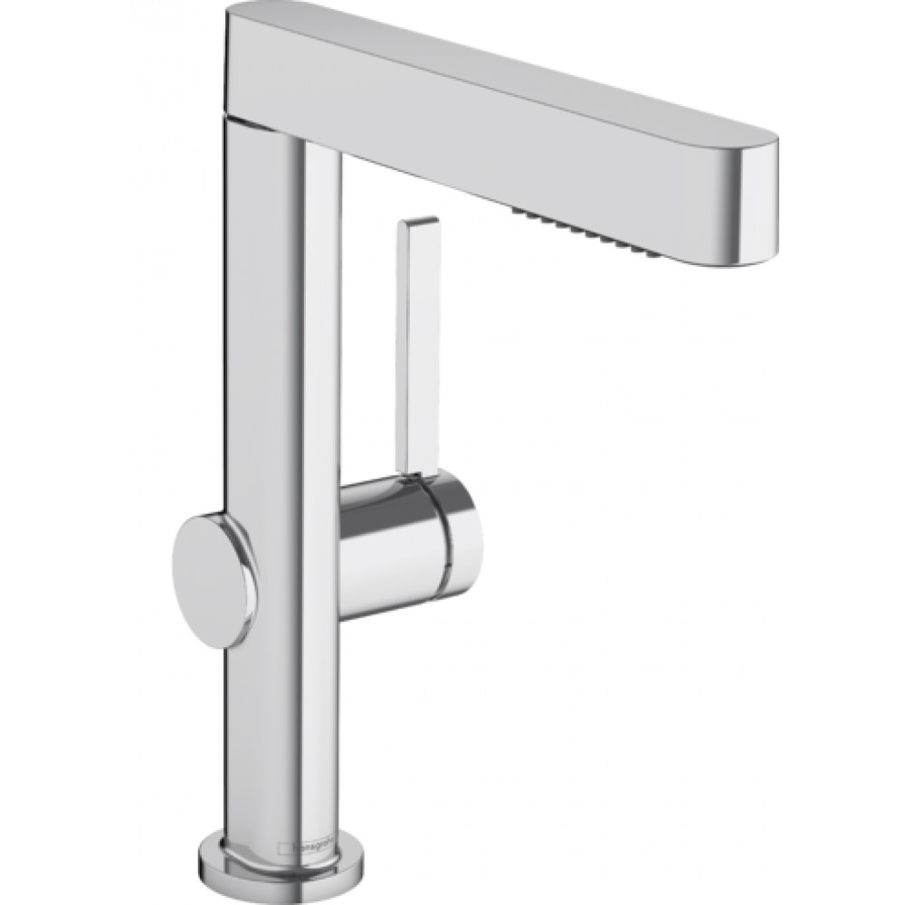 Смеситель для раковины Hansgrohe Finoris, однорычажный, 230 с вытяжным душем 2jet, со сливным клапаном Push-Open, хром