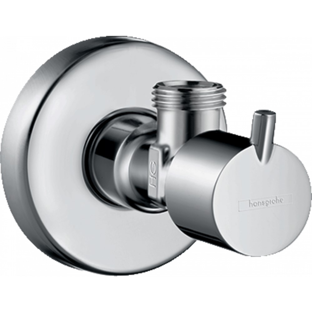 Вентиль угловой Hansgrohe S, хром
