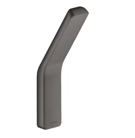 Крючок для халата AXOR Universal Softsquare | полотенца, шлифованный чёрный хром