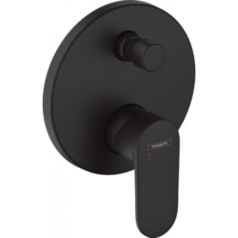 Смеситель для ванны Vernis Blend Hansgrohe, чёрный матовый