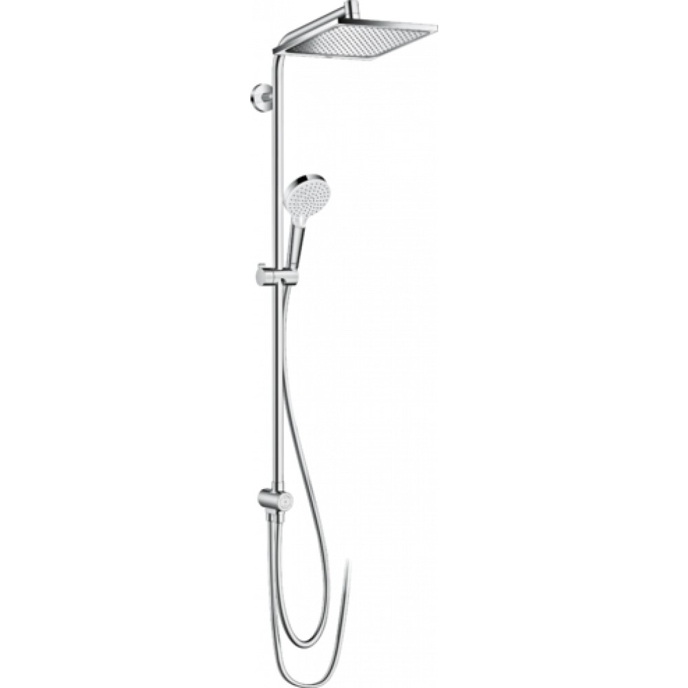 Душевая система Hansgrohe Crometta E 240 1jet Showerpipe Reno EcoSmart, хром